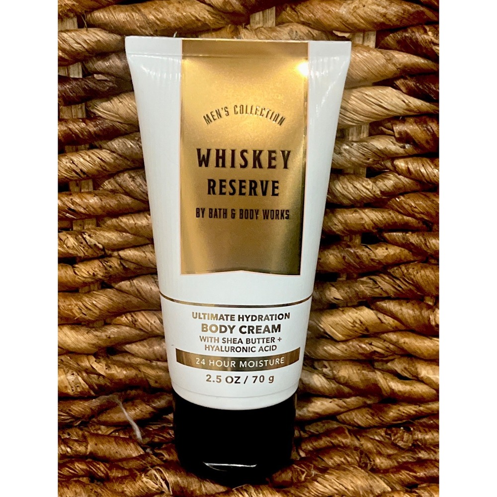Bath & Body Works Men's Collection Whiskey Reserve Hydration Body Cream 2.5 oz
